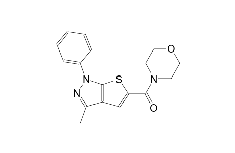 3-Methyl-5-(4-morpholinylcarbonyl)-1-phenyl-1H-thieno[2,3-c]pyrazole