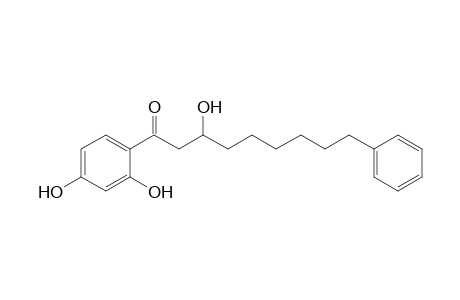 1-(2,4-dihydroxyphenyl)-3-hydroxy-9-phenyl-1-nonanone