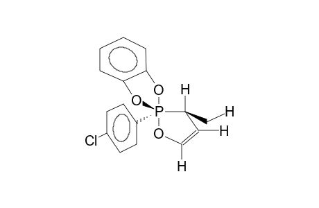 ANTI-2-(4-CHLOROPHENYL)-2,2-PHENYLENEDIOXY-3-METHYL-1,2-OXAPHOSPHOL-4-ENE