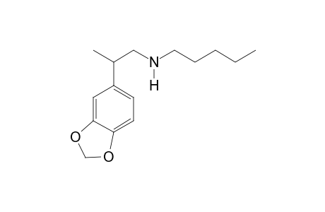 N-Pentyl-2-(3,4-methylenedioxyphenyl)propan-1-amine
