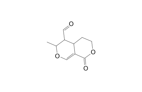 1H,3H-Pyrano[3,4-c]pyran-5-carboxaldehyde, 4,4a,5,6-tetrahydro-6-methyl-1-oxo-, [4as-(4a.alpha.,5.alpha.,6.beta.)]-