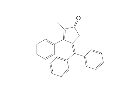 4-(diphenylmethylene)-2-methyl-3-phenylcyclopent-2-enone