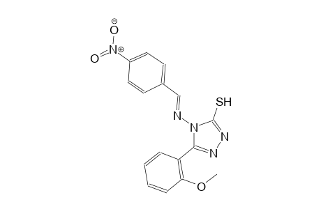 5-(2-methoxyphenyl)-4-{[(E)-(4-nitrophenyl)methylidene]amino}-4H-1,2,4-triazole-3-thiol