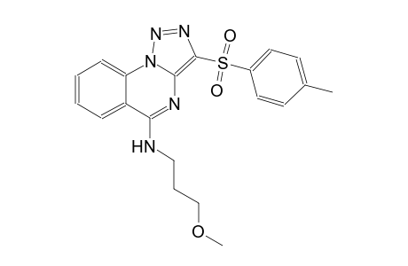 [1,2,3]triazolo[1,5-a]quinazolin-5-amine, N-(3-methoxypropyl)-3-[(4-methylphenyl)sulfonyl]-