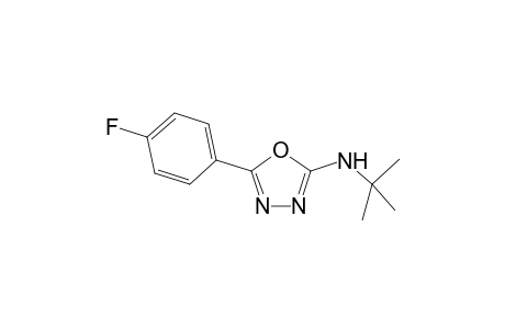 N-tert-Butyl-5-(4-fluorophenyl)-1,3,4-oxadiazol-2-amine