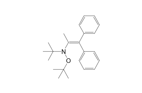 2-(N-tert-Butoxy-N-tert-butylamino)-1,1-diphenylpropene