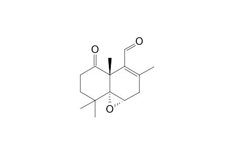 (1aS,4aR,8aR)-3,4a,8,8-Tetramethyl-5-oxo-2,4a,5,6,7,8-hexahydro-1aH-1-oxa-cyclopropa[d]naphthalene-4-carbaldehyde