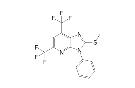 2-(Methylsulfanyl)-3-phenyl-5,7-bis(trifluoromethyl)-3H-imidazo[4,5-b]pyridine