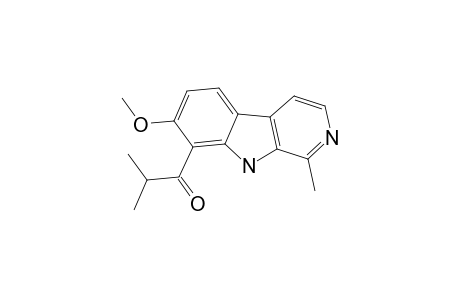 12-ISOBUTYRYL-11-METHOXY-3-METHYL-BETA-CARBOLINE