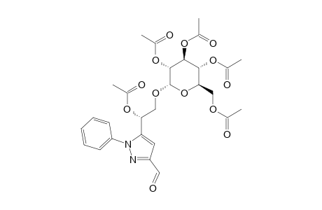 5-[(1S)-ACETOXY-2-(2,3,4,5-TETRA-O-ACETYL-ALPHA-D-GLUCOPYRANOSYL)-ETHYL]-1-PHENYLPYRAZOLE-3-CARBOXALDEHYDE