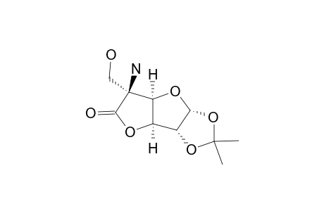 5-AMINO-5-DEOXY-5-C-(HYDROXYMETHYL)-1,2-O-ISOPROPILIDENE-BETA-L-IDOFURANOSE-3,6-LACTONE