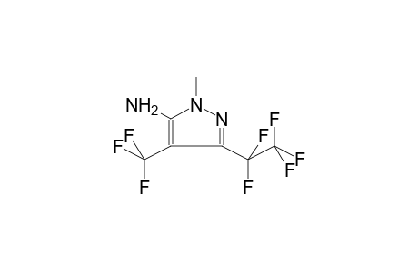 1-METHYL-3-PENTAFLUOROETHYL-4-TRIFLUOROMETHYL-5-AMINOPYRAZOLE