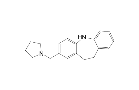10,11-Dihydro-2-(1-pyrrolidinylmethyl)-5H-dibenz(b,f)azepine
