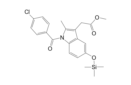 1H-Indole-3-acetic acid, 1-(4-chlorobenzoyl)-2-methyl-5-[(trimethylsilyl)oxy]-, methyl ester