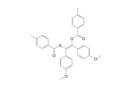 (Z)-.alpha.-(4-Methylbenzoyloxy-.beta.-(4-methylbenzoylthio)-4,4'-dimethoxystilbene