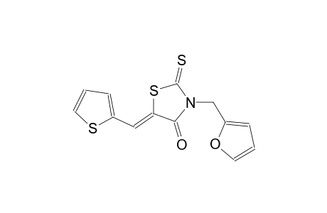 (5Z)-3-(2-furylmethyl)-5-(2-thienylmethylene)-2-thioxo-1,3-thiazolidin-4-one