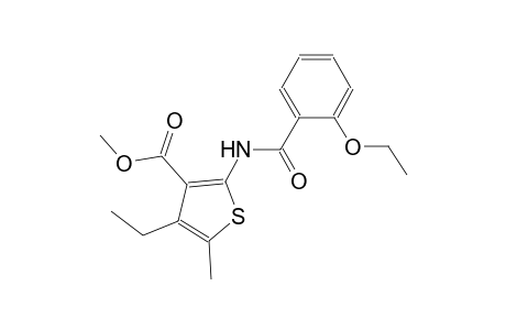 methyl 2-[(2-ethoxybenzoyl)amino]-4-ethyl-5-methyl-3-thiophenecarboxylate