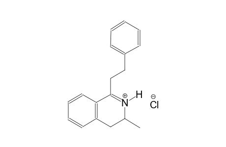 isoquinolinium, 3,4-dihydro-3-methyl-1-(2-phenylethyl)-, chloride