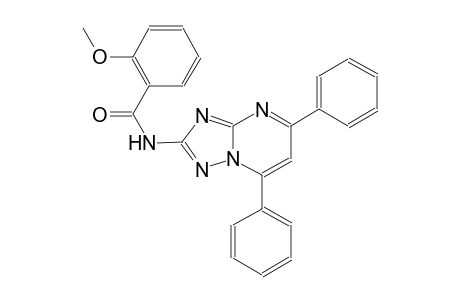 N-(5,7-diphenyl[1,2,4]triazolo[1,5-a]pyrimidin-2-yl)-2-methoxybenzamide