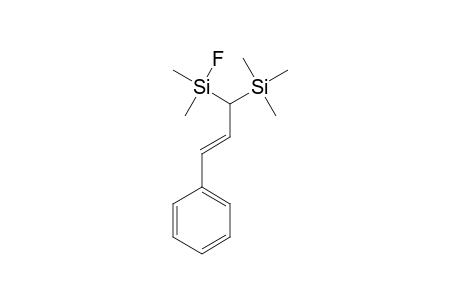 3-Phenyl-2-propene, 1-(dimethylfluorosilyl)-1-trimethylsilyl-