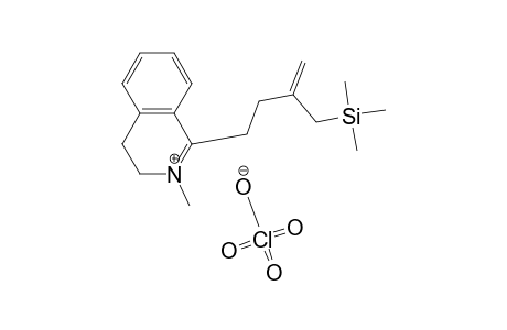 N-methyl-1-[3-[(trimethylsilyl)methyl]-3-butenyl]-3,4-dihydroisoquinolinium perchlorate