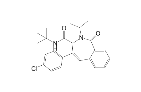 N-(tert-Butyl)-4-(4-chlorophenyl)-2-isopropyl-2,3-dihydro-1H-2-benzazepin-1-one-3-carboxamide