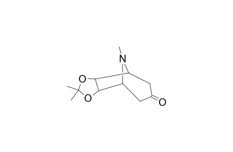 6H-Cyclohepta-1,3-dioxol-4,8-imino-6-one, hexahydro-2,2,9-trimethyl-