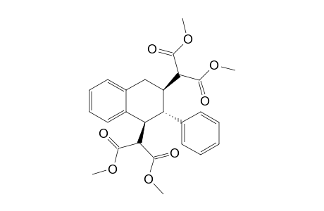 (1S*,2S*,3R*)-1,3-di(1,3-dimethoxy-1,3-dioxopropan-2-yl)-2-phenyl-1,2,3,4-tetrahydronaphthalene