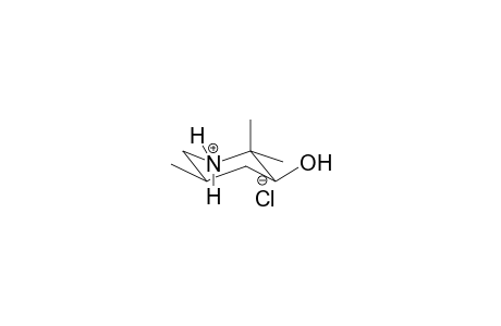 piperidinium, 3-hydroxy-2,2,5-trimethyl-, chloride
