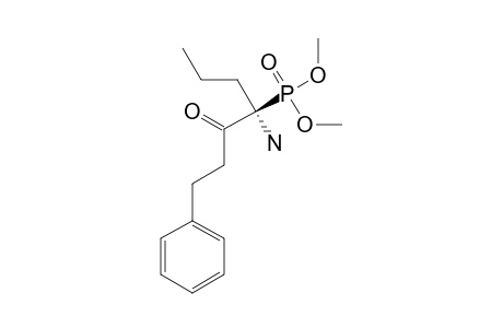 DIMETHYL-(R)-(-)-4-AMINO-3-OXO-1-PHENYLHEPTANYL-4-PHOSPHONATE