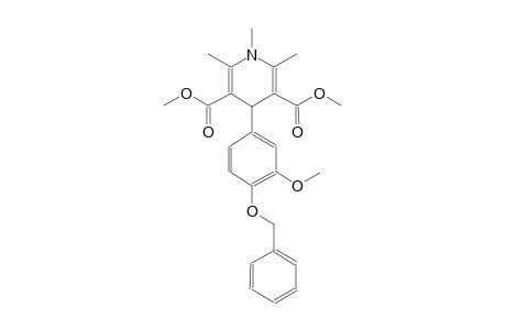 4-(3-Methoxy-4-phenylmethoxyphenyl)-1,2,6-trimethyl-4H-pyridine-3,5-dicarboxylic acid dimethyl ester