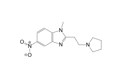 1-methyl-5-nitro-2-[2-(1-pyrrolidinyl)ethyl]-1H-benzimidazole