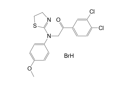 1-(3,4-dichlorophenyl)-2-(4,5-dihydro-1,3-thiazol-2-yl-4-methoxyanilino)ethanone hydrobromide