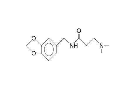 3-Dimethylamino-N-(3,4-methylenedioxy-benzyl)-propionamide