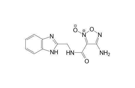 1,2,5-Oxadiazole-3-carboxamide, 4-amino-N-(1H-1,3-benzimidazol-2-ylmethyl)-, 2-oxide