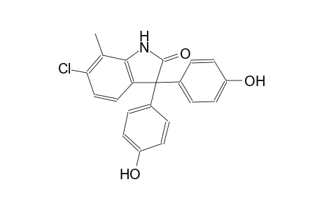 6-chloro-3,3-bis(4-hydroxyphenyl)-7-methyl-1,3-dihydro-2H-indol-2-one