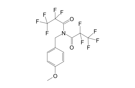 4-Methoxybenzylamine, N,N-bis(pentafluoropropionyl)-