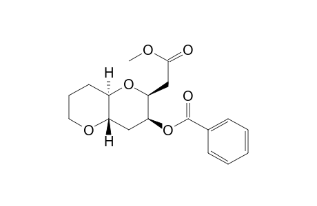 (2S,3S,4aS,8aR)-2-[(Methoxycarbonyl)methyl]octahydropyrano[3,2-b]pyran-3-yl Benzoate