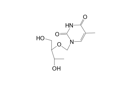 1-(1,3-dihydroxybutan-2-yloxymethyl)-5-methylpyrimidine-2,4-dione