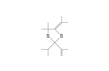 4-Isopropylidene-2-isopropenyl-2-isopropyl-5,5-dimethyl-1,3-dithiolane