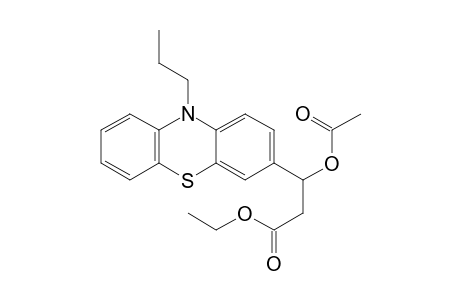 Ethyl 3-acetoxy-3-(10-propyl-10H-phenothiazin-3-yl)-propanoate