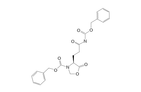 (S)-3-BENZYLOXYCARBONYL-4-(BENZYLOXYCARBONYLAMINOPROPANOYL)-OXAZOLIDIN-5-ONE