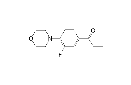 1-[3-Fluoro-4-(4-morpholinyl)phenyl]-1-propanone