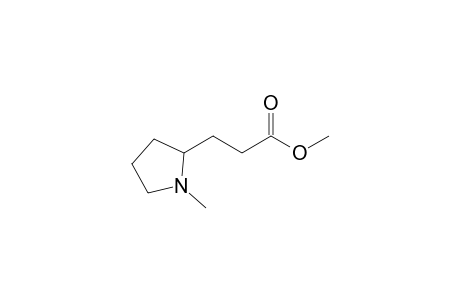 3-(1-Methyl-2-pyrrolidinyl)propanoic acid methyl ester