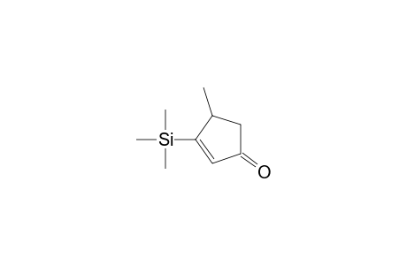 4-Methyl-3-trimethylsilyl-1-cyclopent-2-enone