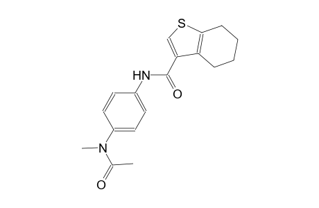 N-{4-[acetyl(methyl)amino]phenyl}-4,5,6,7-tetrahydro-1-benzothiophene-3-carboxamide