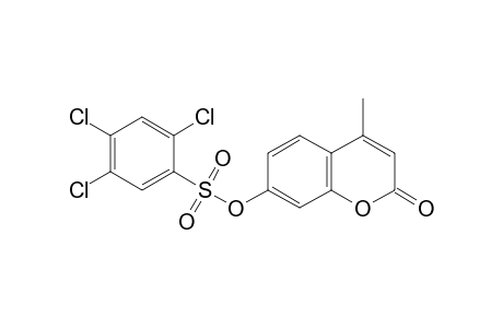 4-Methyl-2-oxo-2H-chromen-7-yl 2,4,5-trichloro benzenesulfonate