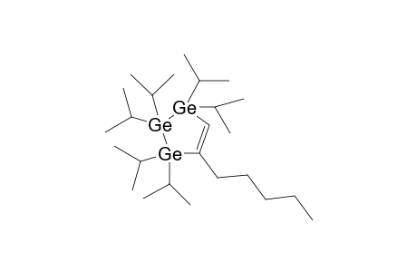 4-Pentyl-1,1,2,2,3,3-hexaisopropyl-.dealte.4-1,2,3-trigermolene