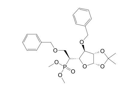3,6-DI-O-BENZYL-5-DEOXY-5-DIMETHOXYPHOSPHINYL-1,2-O-ISOPROPYLIDENE-BETA-L-ARABINOFURANOSE