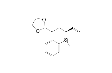 [(Z,1S)-1-[2-(1,3-dioxolan-2-yl)ethyl]but-2-enyl]-dimethyl-phenyl-silane
